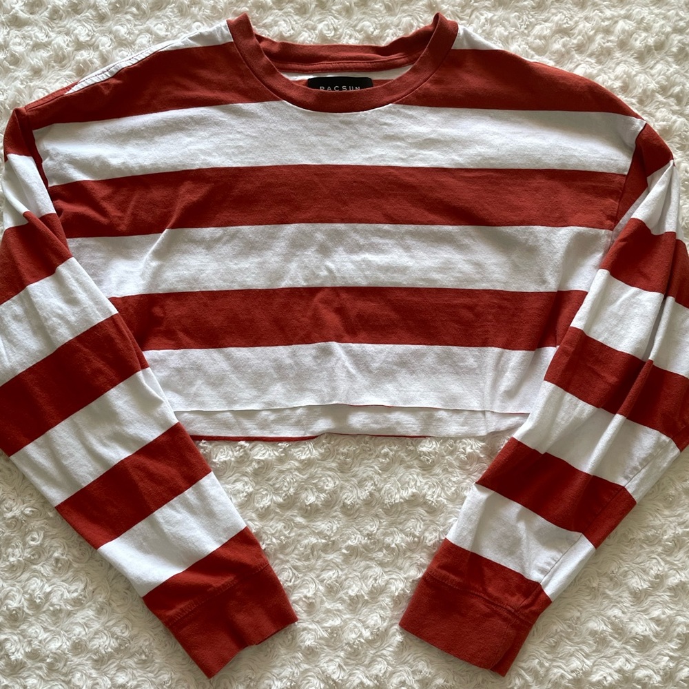 Pacsun Cropped Stripe Shirt